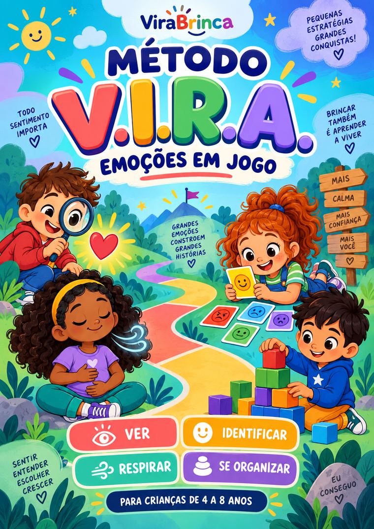 Método V.I.R.A: ver, identificar, respirar e agir